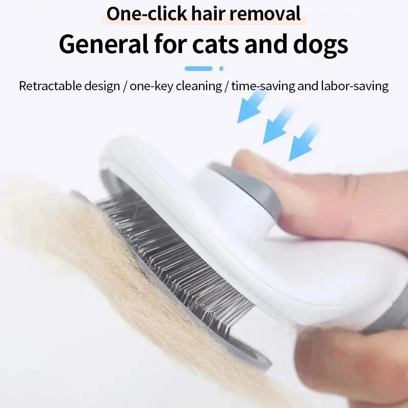 PAWELZA CleanPaw™ Self-Cleaning Grooming Brush